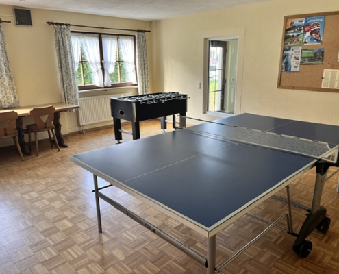 Gemeinschaftsraum mit Tischtennis u.Kicker